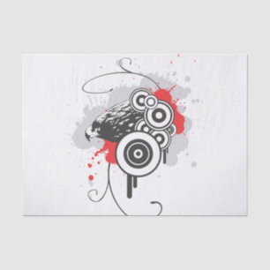 Papel de Tecido de Águia abstrato