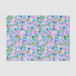 Papel de tecido de arte em sapo, branco, com fundo