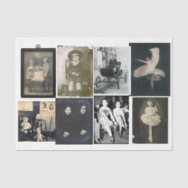 Papel de Tecido de Colagem de Fotografia de Varied