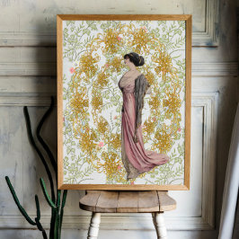 Papel de Tecido de Decopagação da Belle Epoque