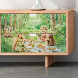 Papel de Tecido de Decoupage de primavera Picnic