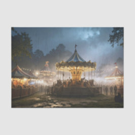 Papel de Tecido de Decoupage do Carnaval Assombrad