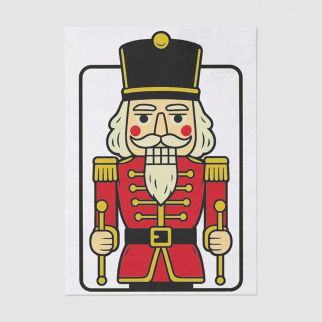 Papel de Tecido de Decoupage do Invólucro Festivo  (Frente )