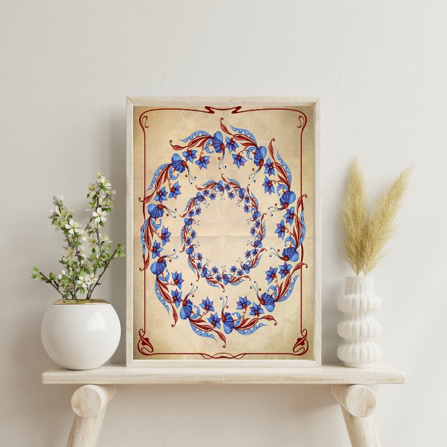 Papel de Tecido de Decoupage Floral Whimsical (Criador carregado)