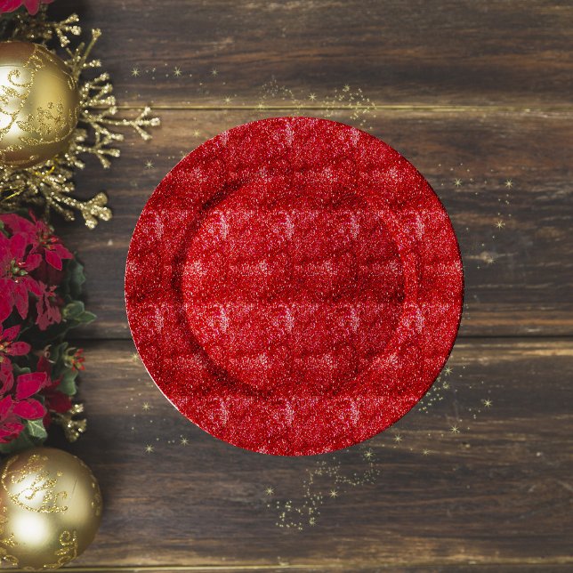 Papel de Tecido de Decoupage Vermelha brilhante (Criador carregado)