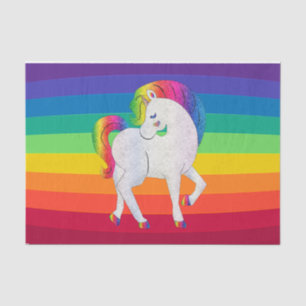 Papel de Tecido de Dissociação do Rainbow Unicorn