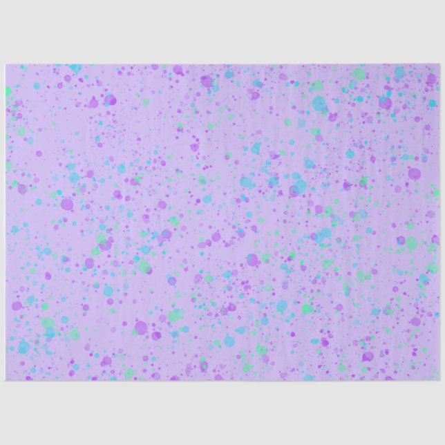 Papel de Tecido de Espelho para Pintura Roxo (Frente )