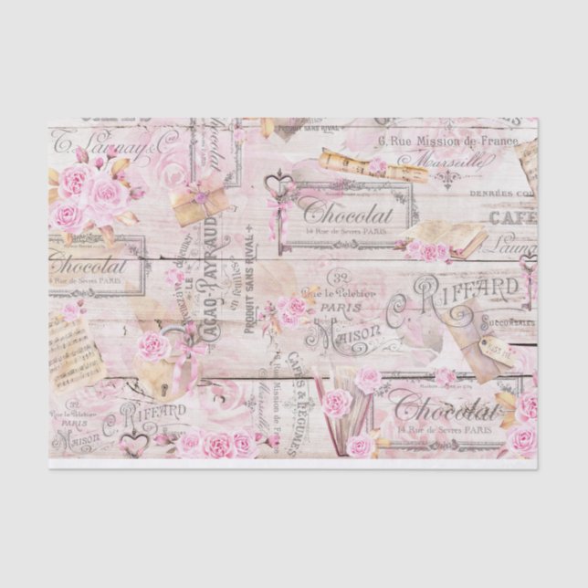 Papel de Tecido de Namorados Russo (Frente )