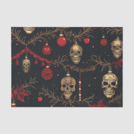 Papel de Tecido de Ornamento Crânio