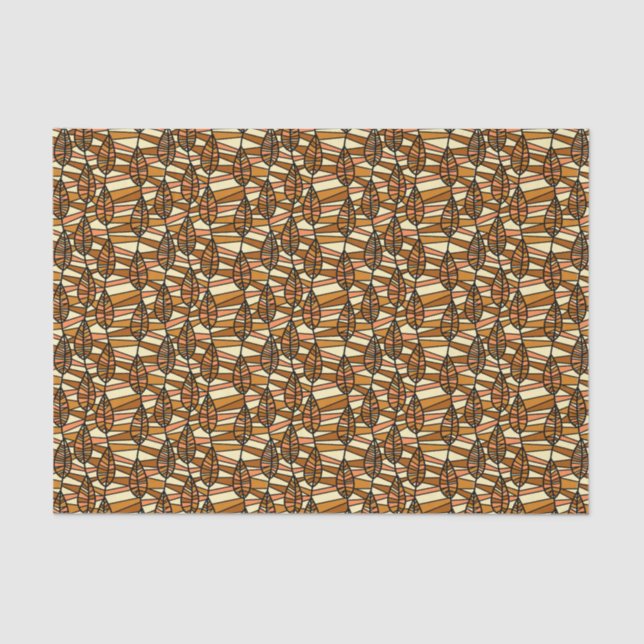 Papel de Tecido de outono Retroativo (Frente )