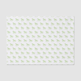 Papel de Tecido de Silhueta de Cavalo-Rocco Verde