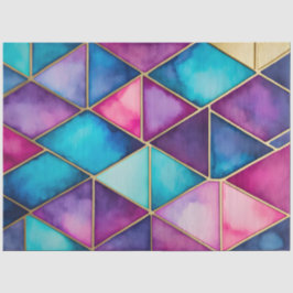 Papel de tecido de vidro colorido