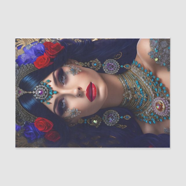 Papel de Tecido Decorativo para Mulheres (Frente )