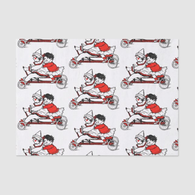 Papel de tecido do Dia de os namorados RETRO (Frente )