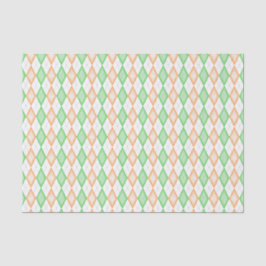 Papel de Tecido do Irish Flag Argyle