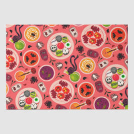 Papel de Tecido do Partido do Challoween