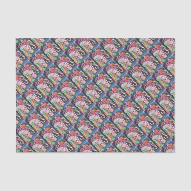 Papel de Tecido Doces de Natal (Frente )