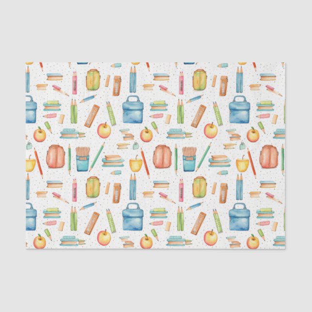 Papel de Tecido Escolar/Professora (Frente )