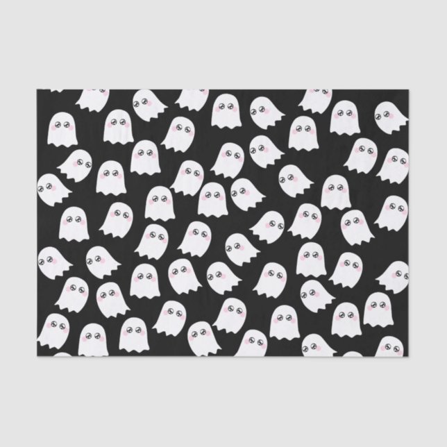 Papel de Tecido Fantasma Cujo Canto (Frente )