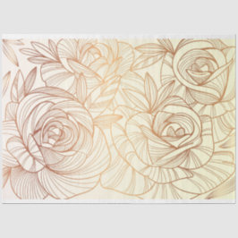 Papel de Tecido Floral