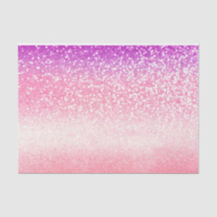 Papel de Tecido Glitter de Ombre Personalizado do