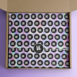 Papel de tecido Glitter Impressão para iridescente