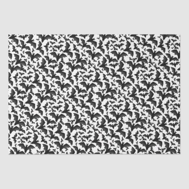 Papel de Tecido Halloween Vampiro Bats (Frente )