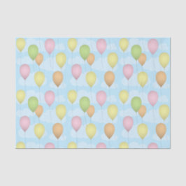 Papel de Tecido para Balões Coloridos