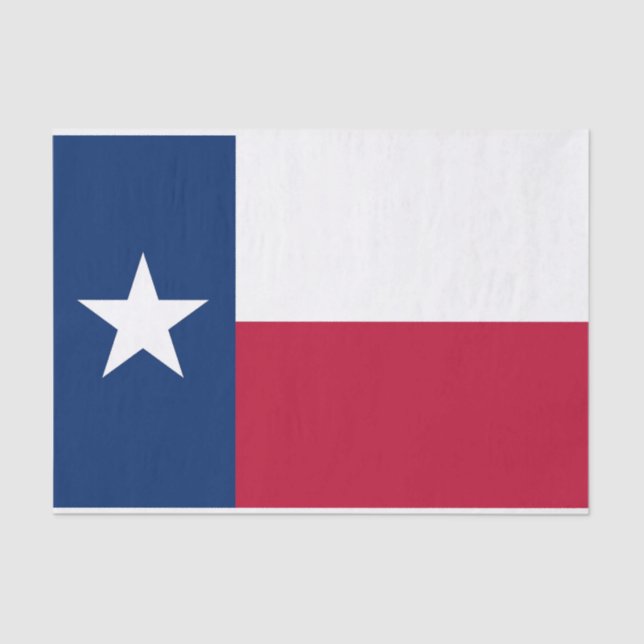 Papel de tecido Patriótico com bandeira Texas, EUA (Frente )