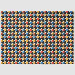 Papel de Tecido Quadrado Colorido