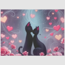 Papel de Tecido Romântico Colorido