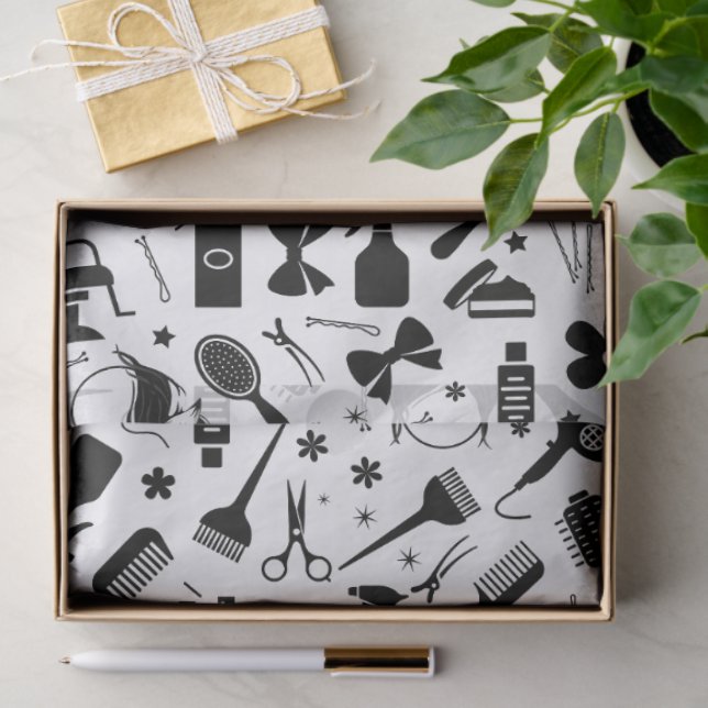 Papel de Tecido Stylist para o Salão de Cabelo Mod (Presente)