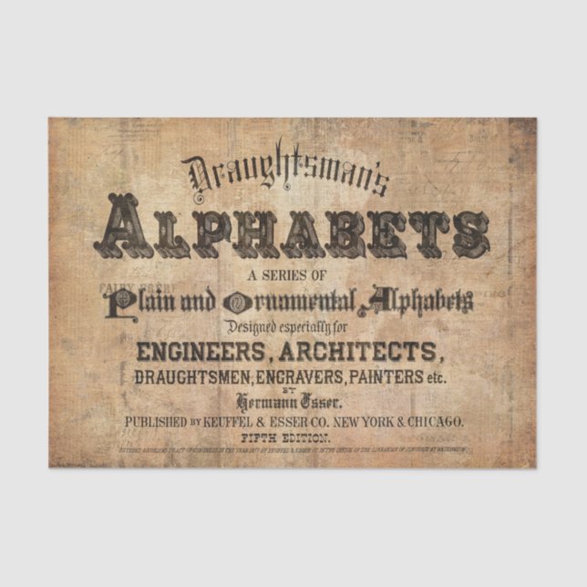 Papel de Tecido Tipográfico para Mobiliário de Des (Frente )