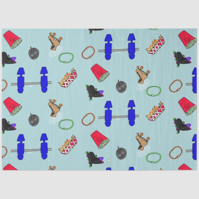 Papel de tecidos da Parte de Pele Retro (Frente )