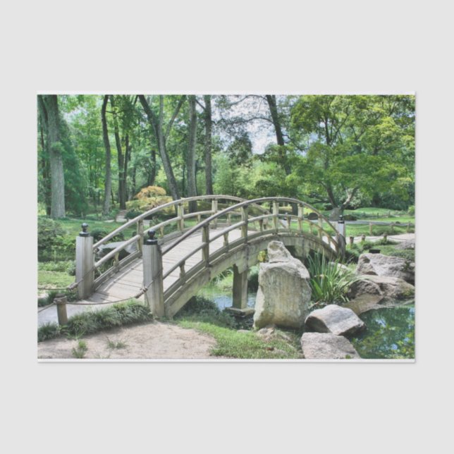 papel de tecidos da ponte japonesa (Frente )