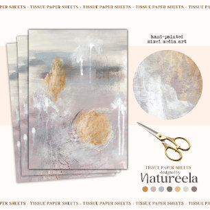 Papel de tecidos de abstrato neutro aquecido