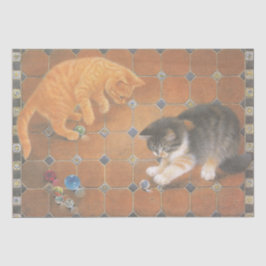 PAPEL DE TECIDOS DE AMANTES GATOS