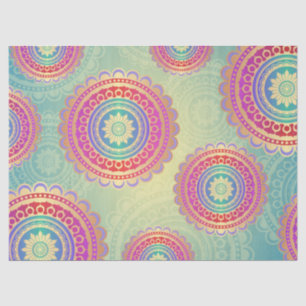 papel de tecidos de arte hindi