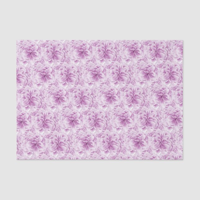 papel de tecidos de flores de aquarela (Frente )