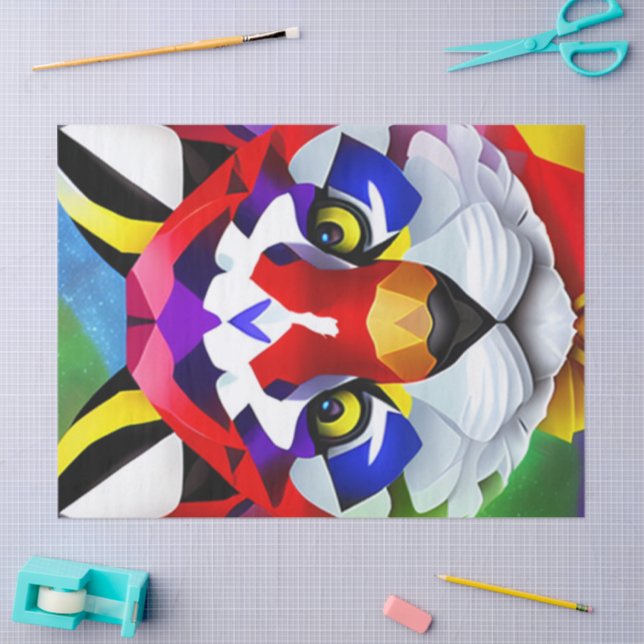 Papel de tecidos de Gato de Alexander (Arte )