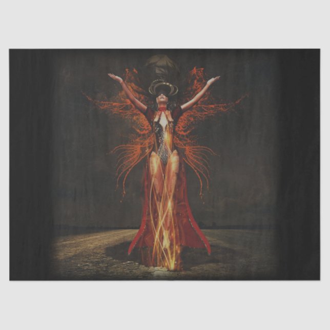 papel de tecidos de mulheres bruxas (Frente )