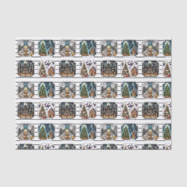 Papel de tecidos de Natal assombrado