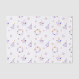 Papel de tecidos de Natal roxo