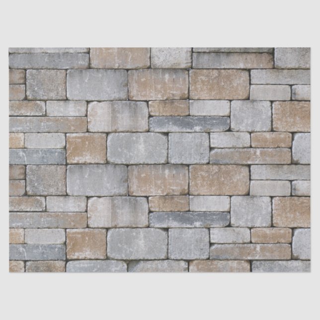 papel de tecidos de tijolos (Frente )