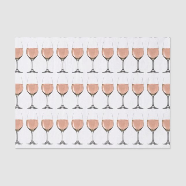 papel de tecidos de vinho rosé (Frente )