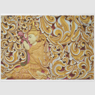 papel de tecidos tailandês buddha