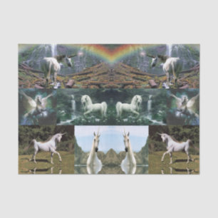 Papel decorativo de tecidos unicórnios