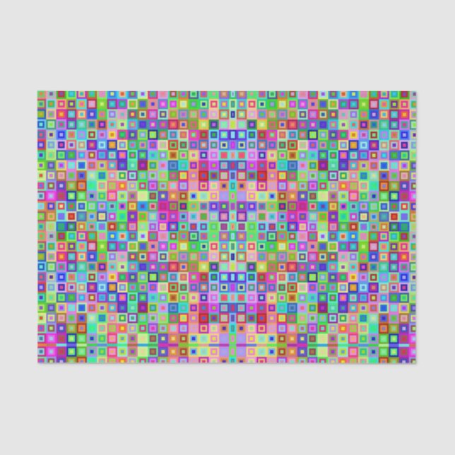 Papel decorativo para tecidos coloridos (Frente )