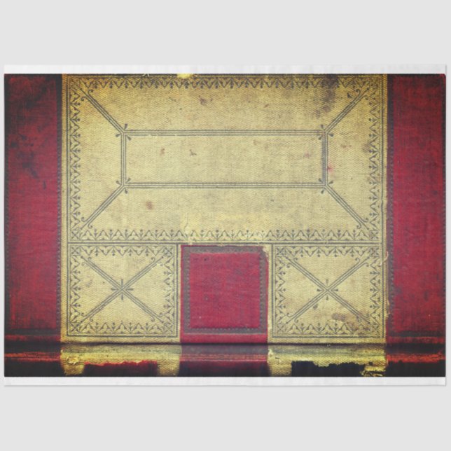 Papel Decoupage do Cobrir Vermelho (Frente )