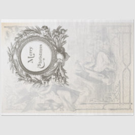 Papel Decoupage do Mobiliário de Natal do Angel